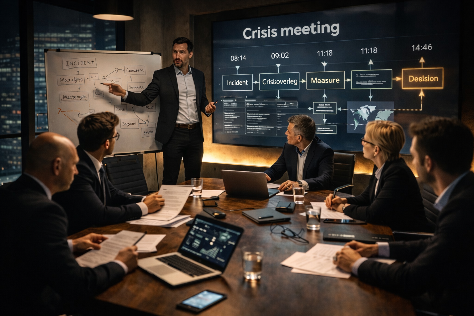Crisis decision-making under pressure