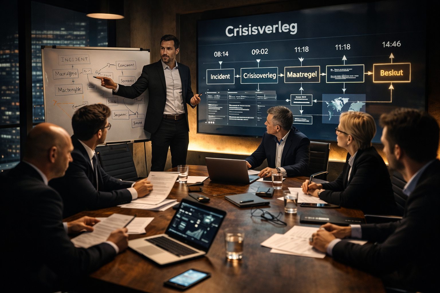 Crisisoverleg en besluitvorming