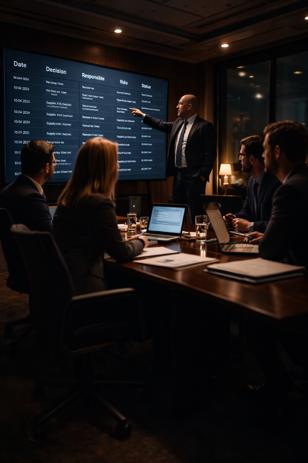Professional governance environment